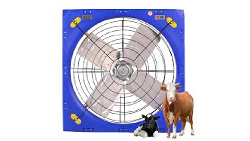 مروحة صناعية مصنعي PMSM موتور 38 بوصة مروحة تبريد لمصنع الماشية Terrui