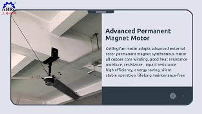 مروحة سقف كبيرة للبيع بالجملة مروحة سقف صناعية كبيرة قابلة للعكس 24 قدمًا