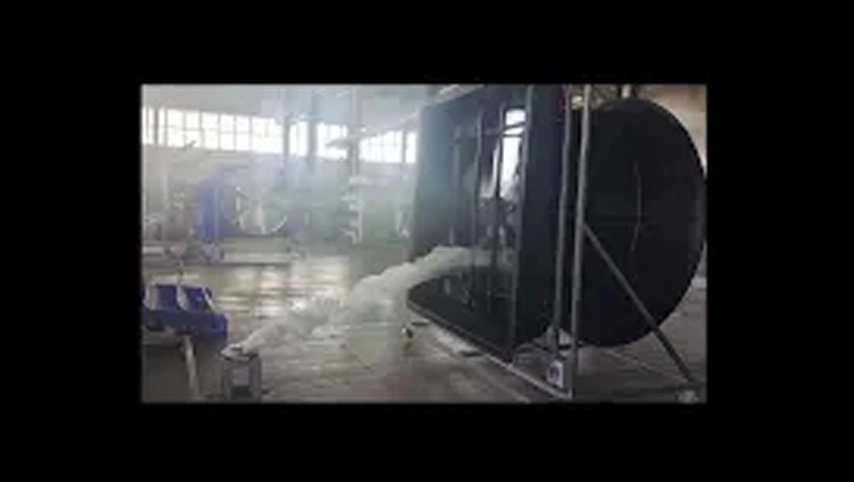 مراوح مزرعة ألبان عالية الحجم منخفضة السرعة مروحة عادم 72 بوصة