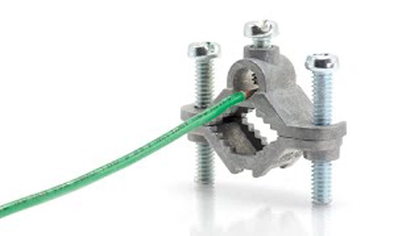 قضيب التأريض الكهربائي المشبك المباشر رأس عرافة الدفن التأريض المشبك